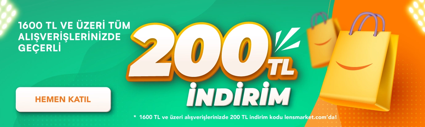 1600 TL'ye 200 TL İndirim