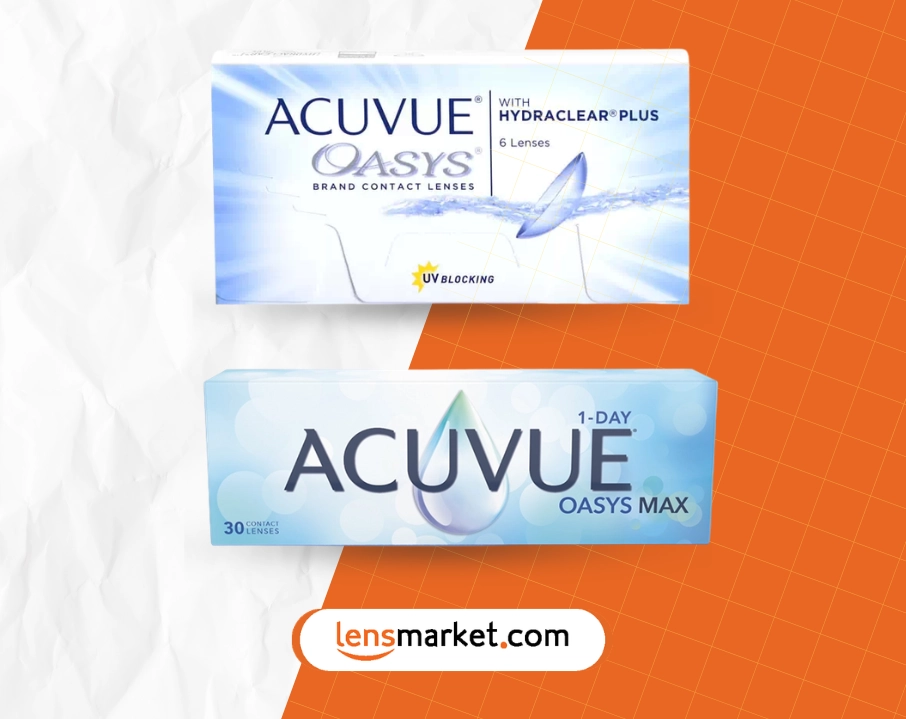Acuvue Oasys ile Acuvue Oasys MAX 1-Day Karşılaştırması