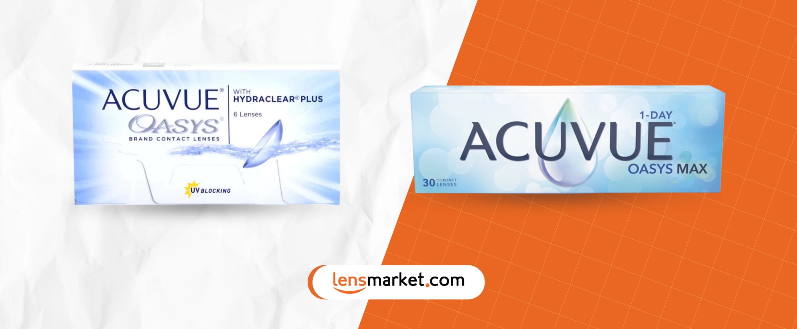 Acuvue Oasys ile Acuvue Oasys MAX 1-Day Karşılaştırması