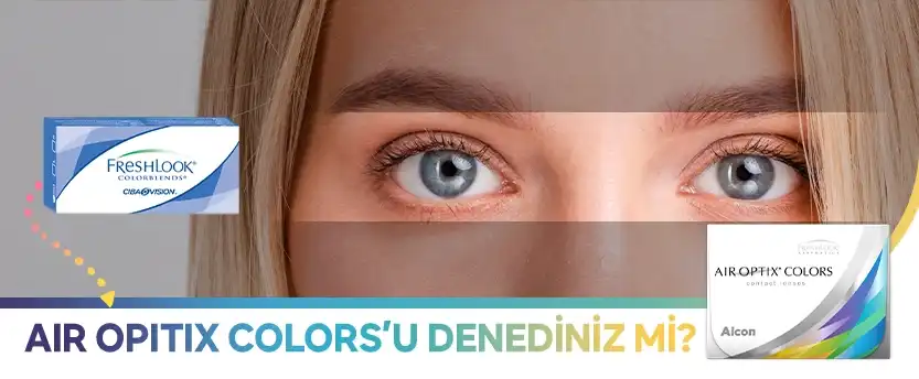 Üretimi Durdurulan Freshlook Renklerine En İyi Alternatif; Air Optix Colors Renkleri