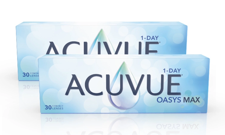 Acuvue Oasys Max 1-Day 2 Kutu Set lens