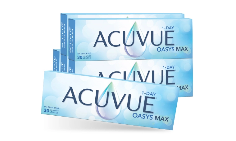 Acuvue Oasys Max 1-Day İndirimli Lens Seti 6 Kutu lens