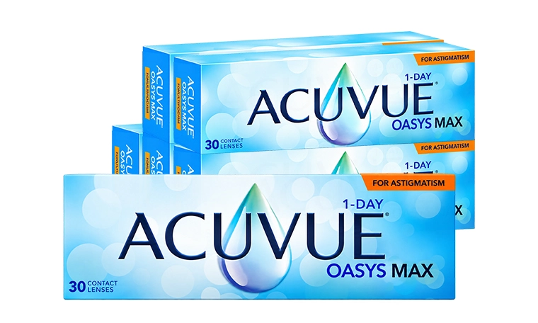 Acuvue Oasys Max 1-Day Toric İndirimli Lens Seti 6 Kutu lens Acuvue Oasys Max 1-Day Toric İndirimli Lens Seti 6 Kutu lens