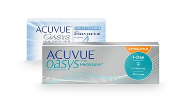 Acuvue Oasys Toric ve Acuvue Oasys 1 Day Toric İkisi Bir Arada Set