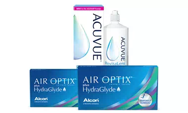 Air Optix Plus HydraGlyde® Kombi Set 2 Kutu Air Optix Plus HydraGlyde® Kombi Set 2 Kutu
