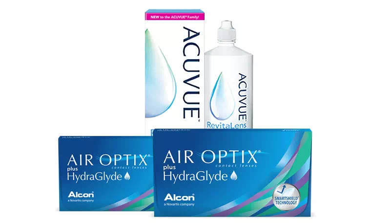 Air Optix Plus HydraGlyde® Kombi Set 2 Kutu lens