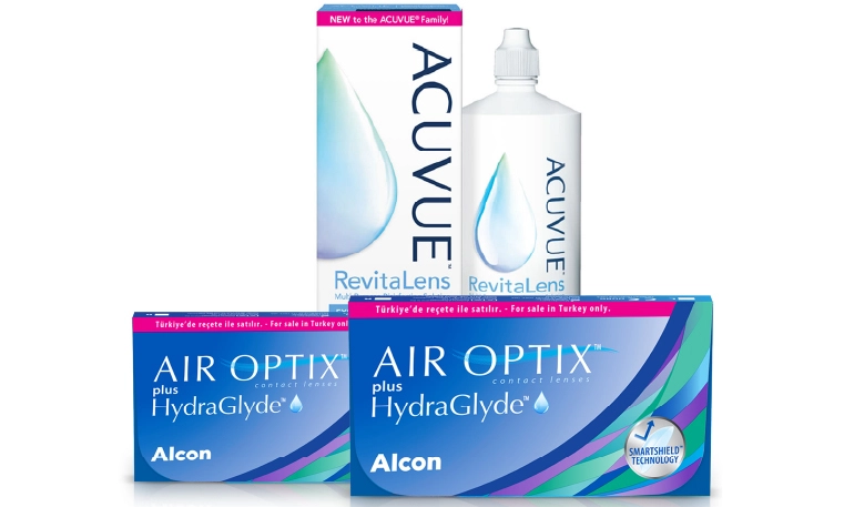 Air Optix Plus HydraGlyde Kombi Set 2 Kutu lens