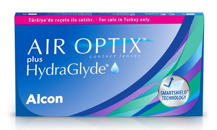 Air Optix Plus HydraGlyde lens