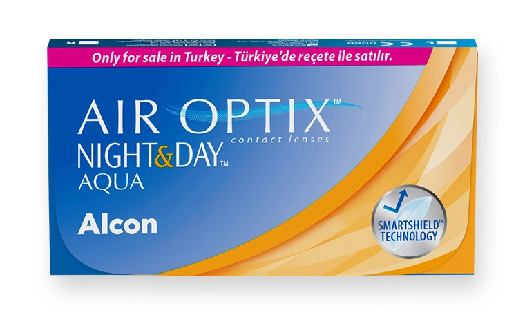 Air Optix Night and Day Aqua lens