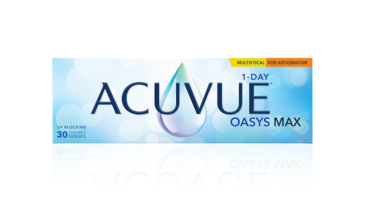 Acuvue Oasys Max 1-Day Multifocal for Astigmatism lens