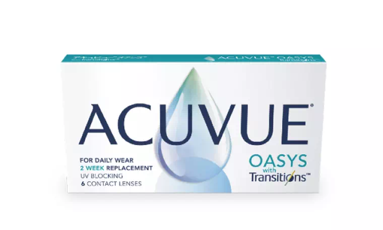Acuvue Oasys With Transitions lens