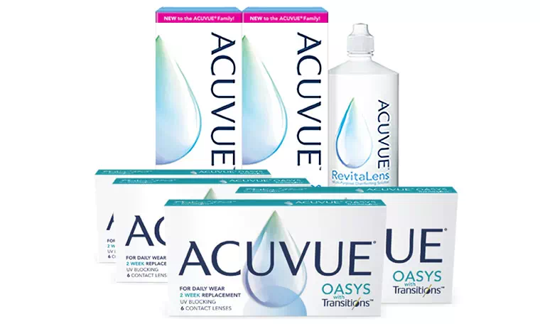Acuvue OASYS ® with Transitions™ Kombi Set 4 Kutu lens
